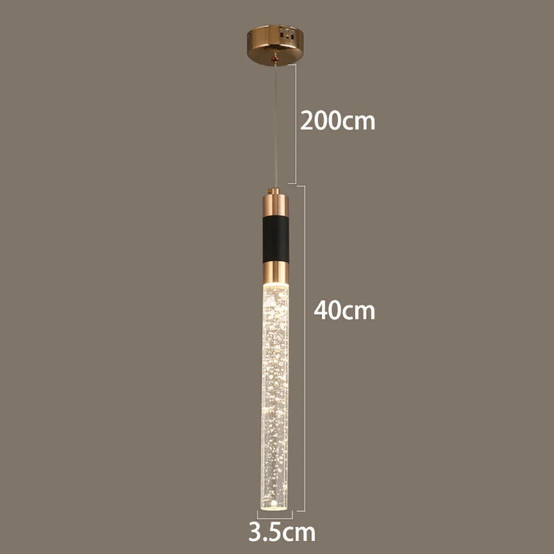 Tapered Drop Bedside Pendant