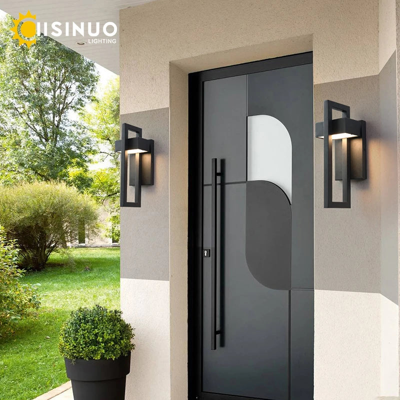 Retro Black 10W Wall Light