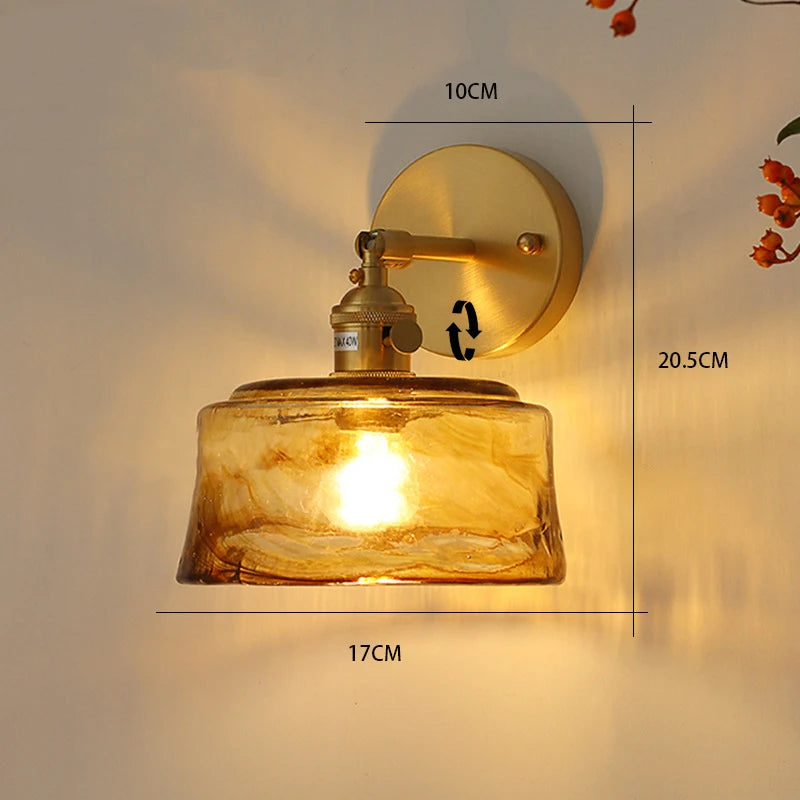 Ayame Ribbed Glass Sconce