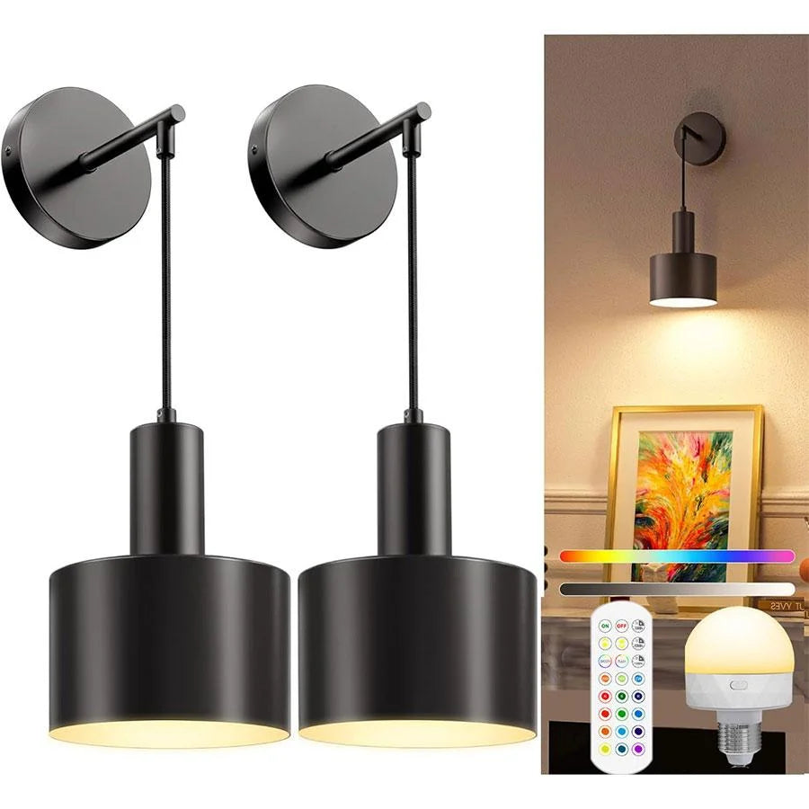 Vero Cordless Wall Light Set