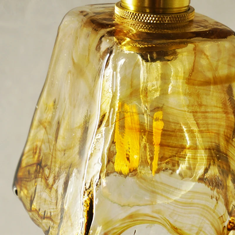 Ayame Ribbed Glass Sconce