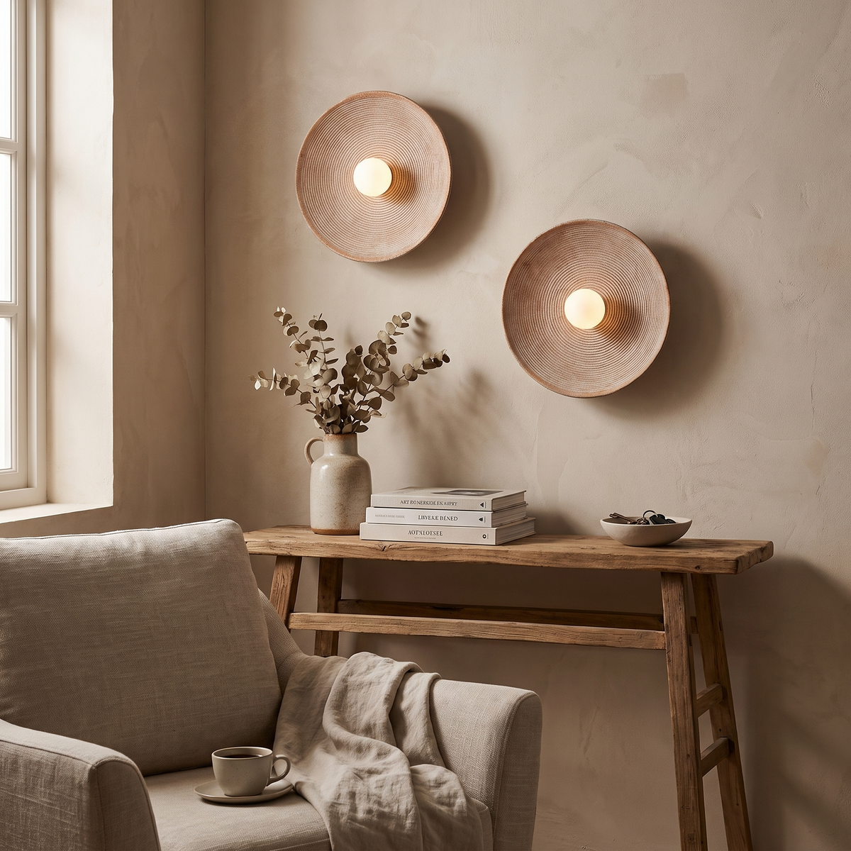 Disc Resin Wall Light