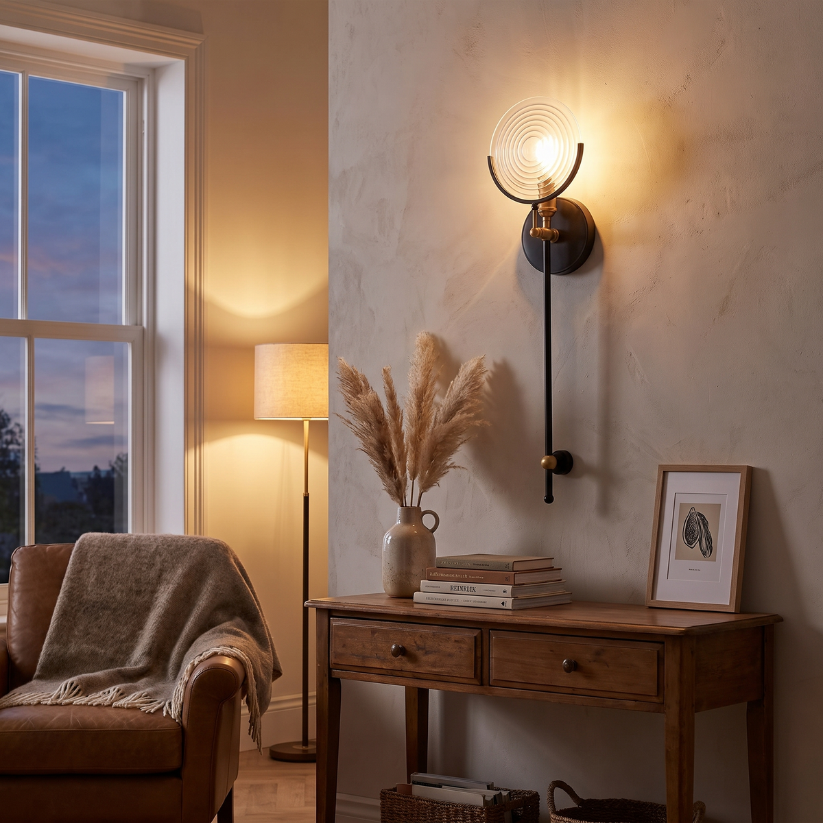 Orbit 120 Glass Wall Light lifestyle