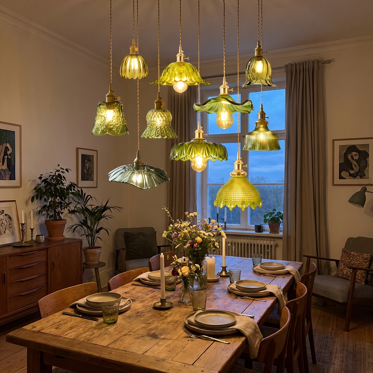 Verde Glass Pendant lifestyle
