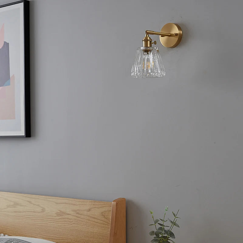 Kyo Brass Glass Sconce