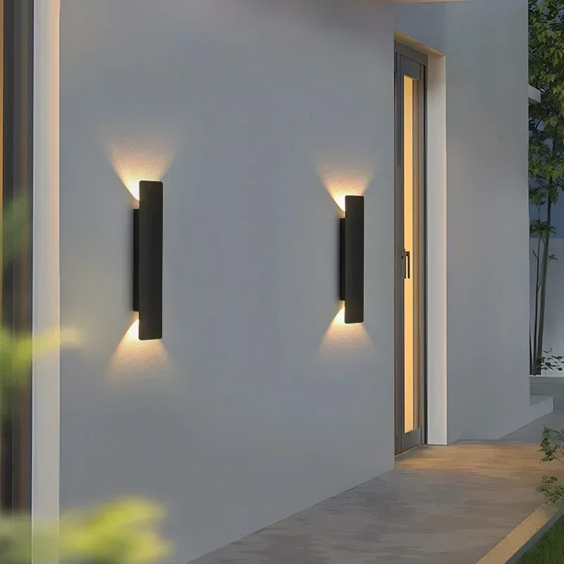 Black Strip LED Wall Light