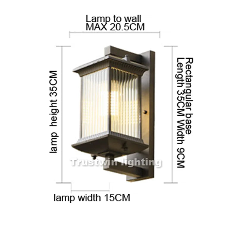 Grand European Gate Wall Light