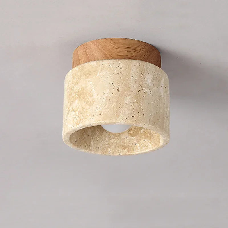 Sona Travertine Ceiling Light