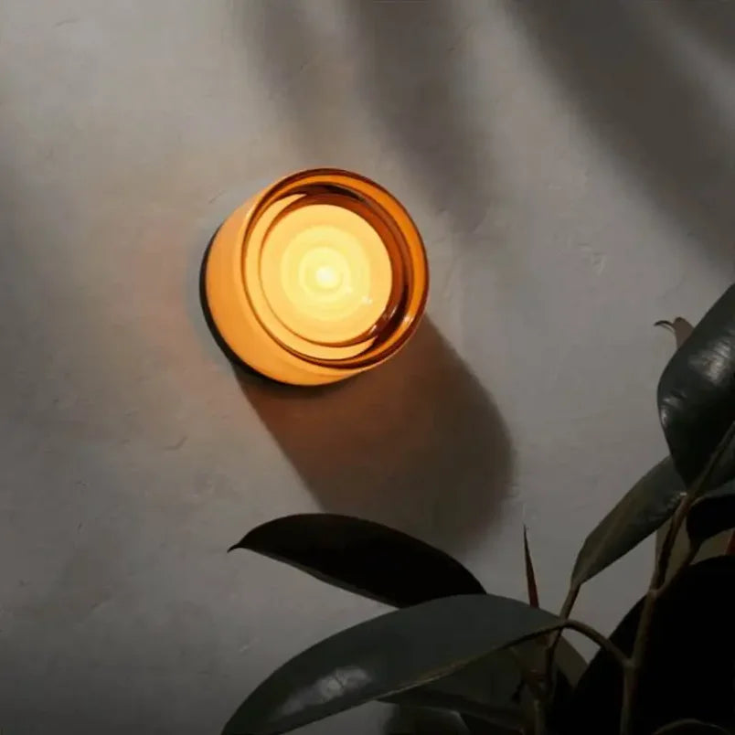 Orb Flat Glass Sconce