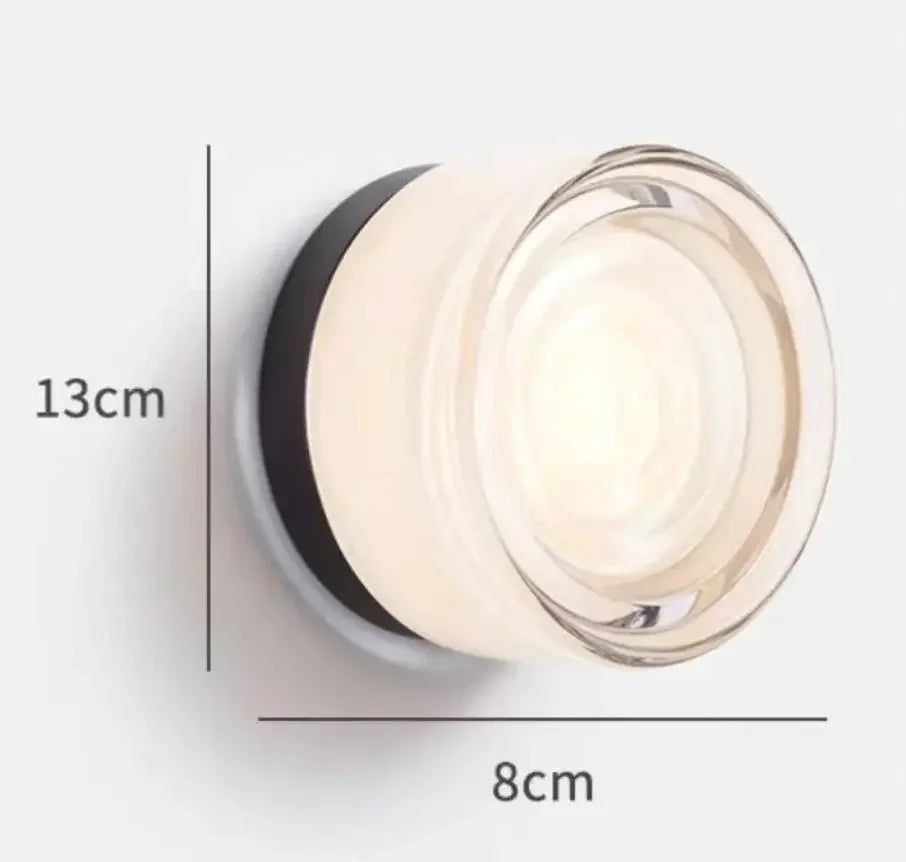Orb Flat Glass Sconce