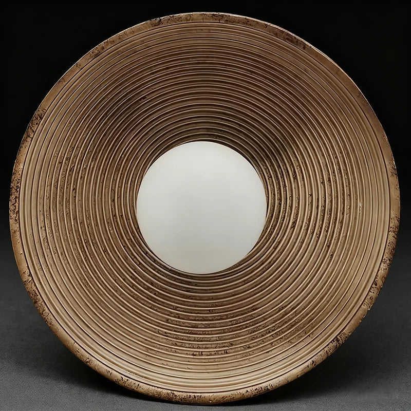 Disc Resin Wall Sconce