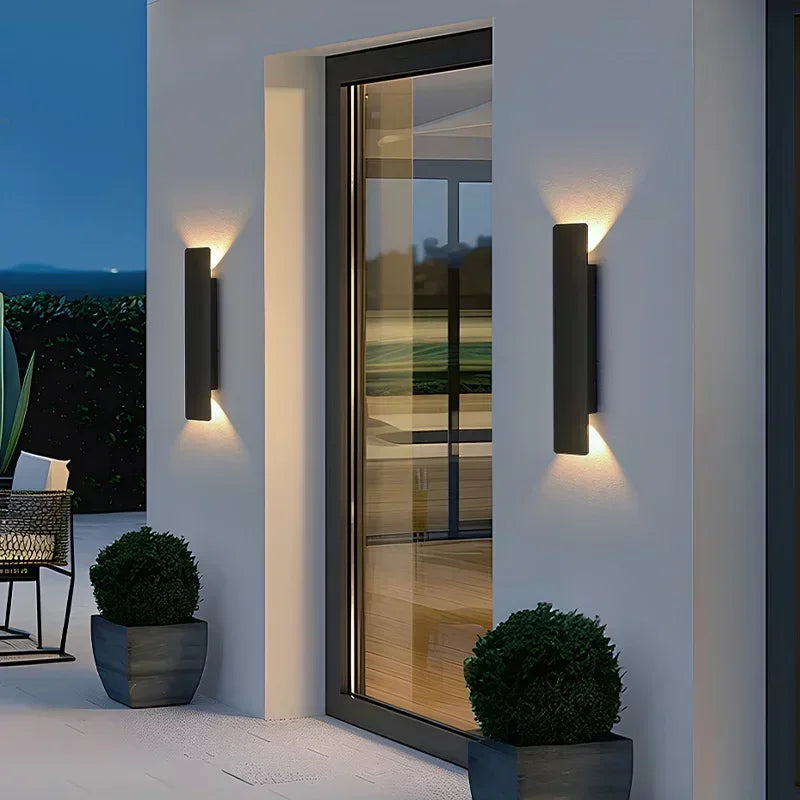 Black Strip LED Wall Light