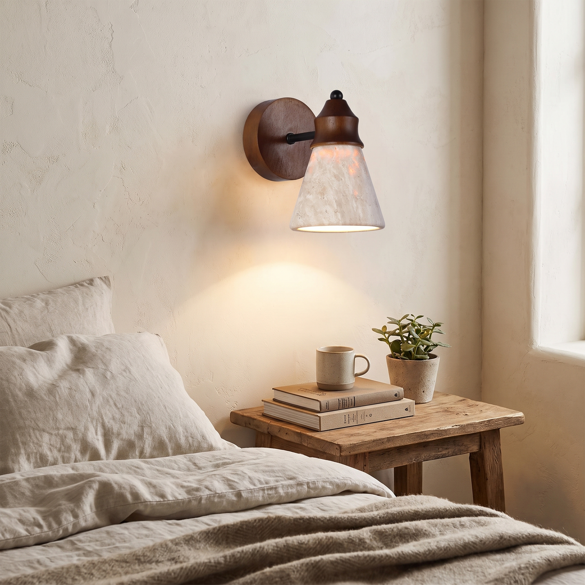 Travertine Stone Sconce