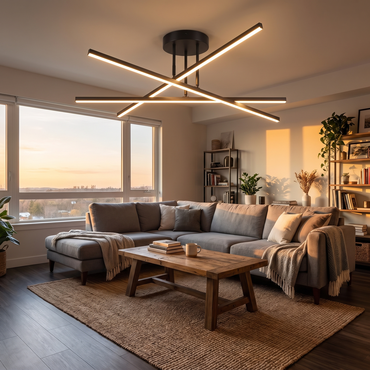 Nordic Minimalist Ceiling Light lifestyle